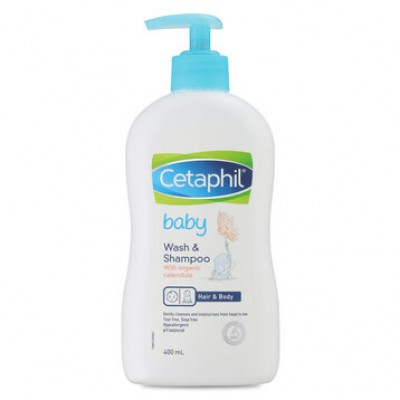 Sữa Tắm Gội Cetaphil Tinh Chất Hoa Cúc Dịu Nhẹ Cho Bé 400ml