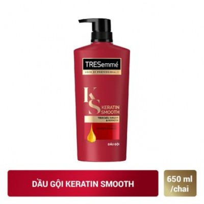 Dầu Gội TRESemmé Argan & Keratin Vào Nếp Suôn Mượt 640g