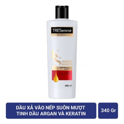 Dầu Xả TRESemmé Argan & Keratin Vào Nếp Suôn Mượt 340g